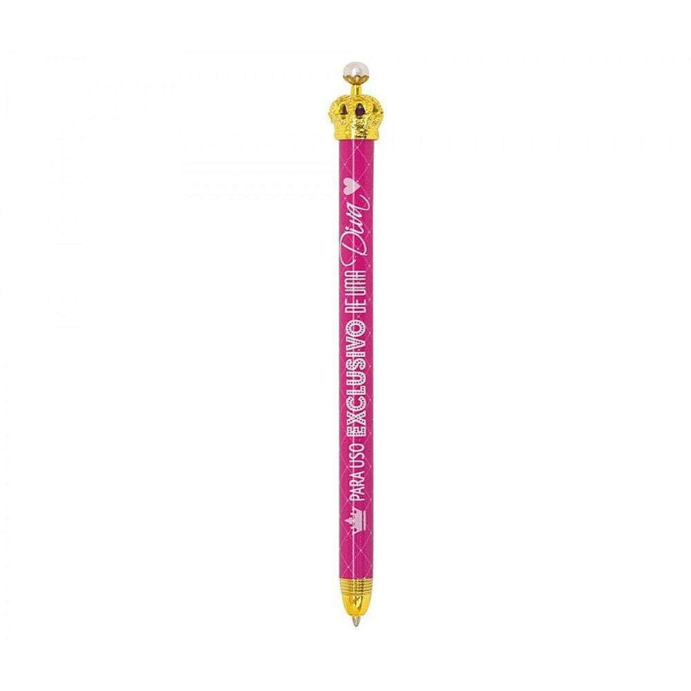 Caneta Para Uso Exclusivo De Uma Diva Princesa Coroa 0.7mm: FS