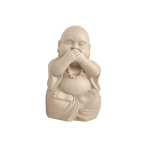 Escultura Decorativa Buda em Cimento 12cm 17402C Mart
