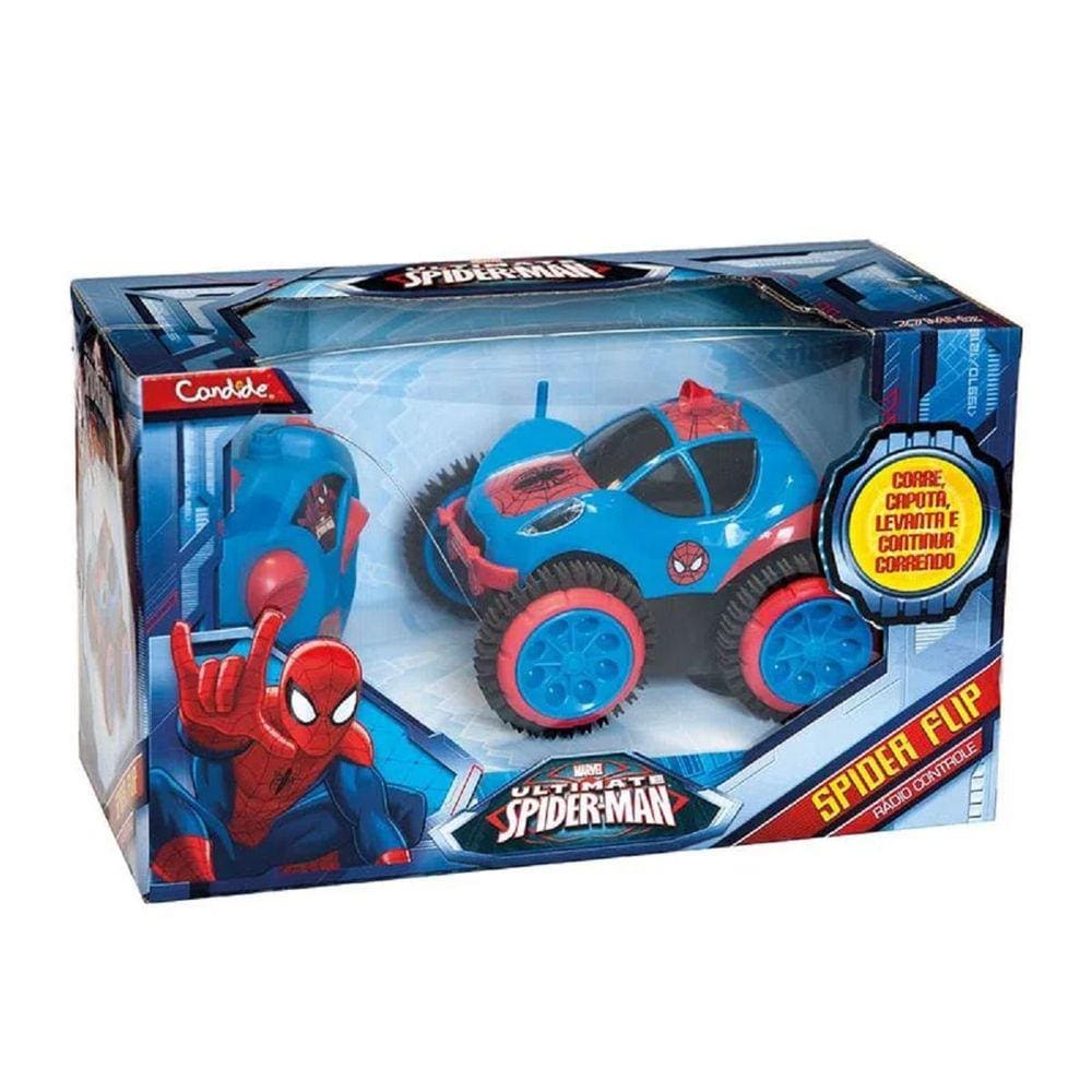 Carro Controle Remoto Fearless Homem Aranha Bateria Recarregavel