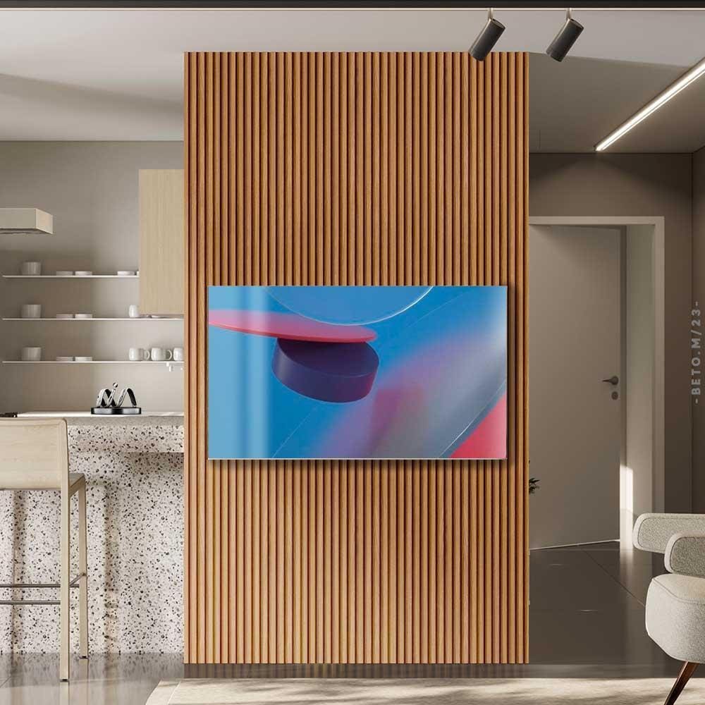 Painel Ripado Placa 140 cm x 250 cm MDF E MDP Nature Linea Brasil