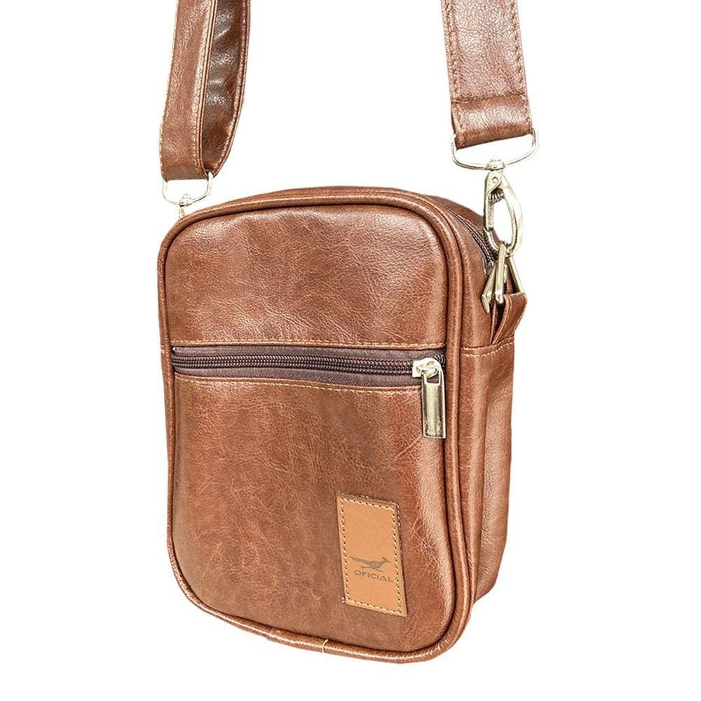 Shoulder Bag Couro OFL Apply Marrom
