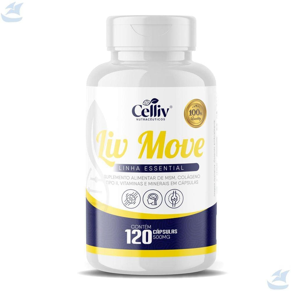Liv Move 120 Capsulas 500Mg - Celliv