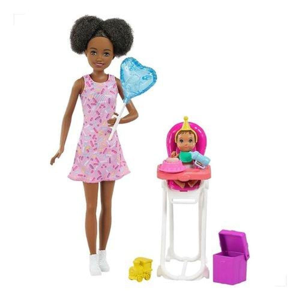 Barbie Nova Made To Move Aula De Yoga Negra Mattel Ftg80