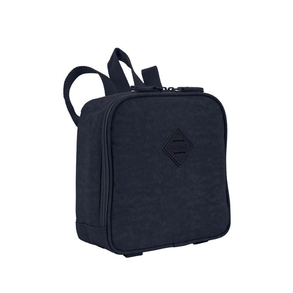 Lancheira Sestini Azul - Nylon, 5L, alças carona