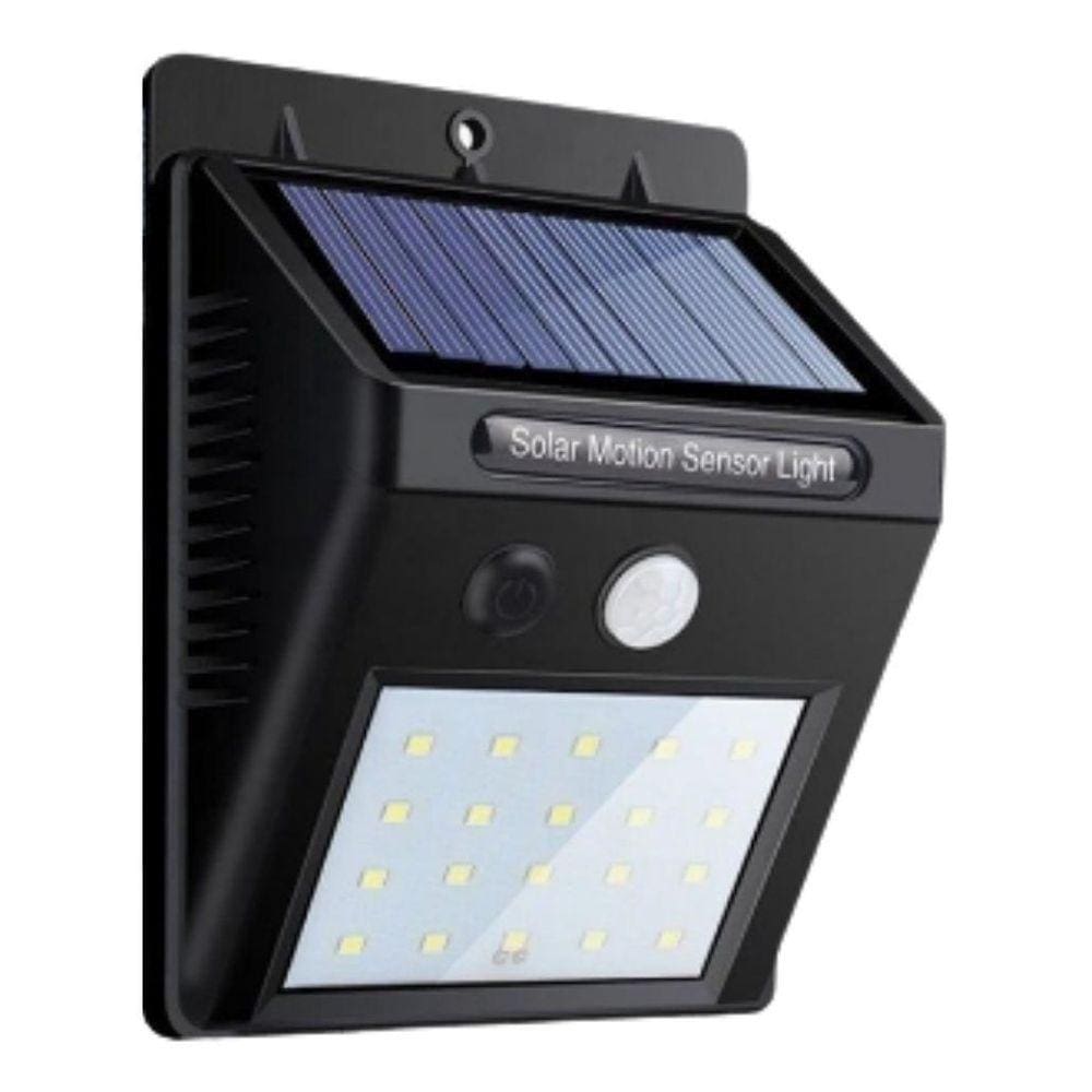 Luminária Parede LED Solar Sensor Movimento 4W