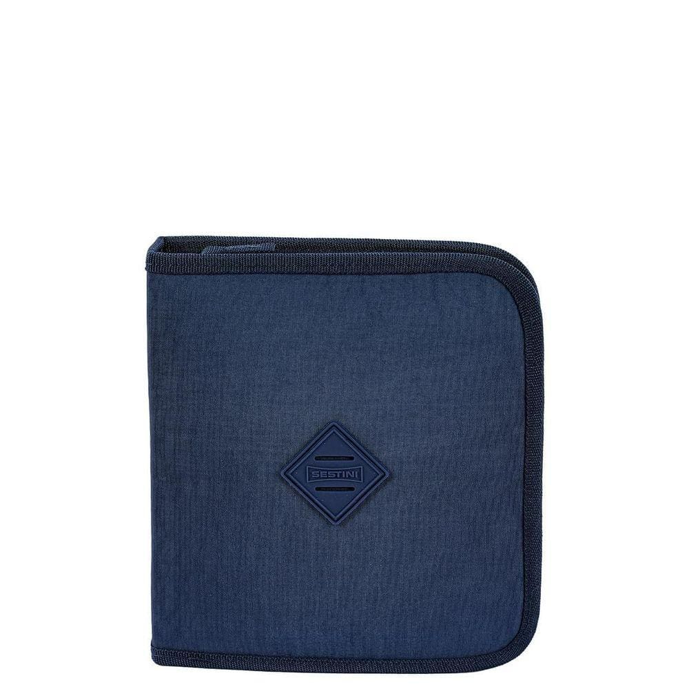 Estojo Crinkle - Azul Neon, Nylon, Zíper, Organizador