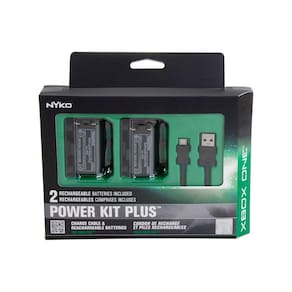 Carregador Controle Xbox One Cabo + 2 Baterias Nyko
