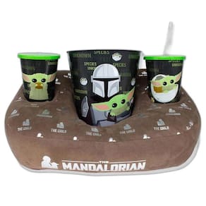Kit Almofada Pipoca Fibra Suede The Mandalorian