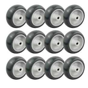 Kit Rodas 3 Pol. R 312 BP 60kg para Carrinhos 12 Unidades