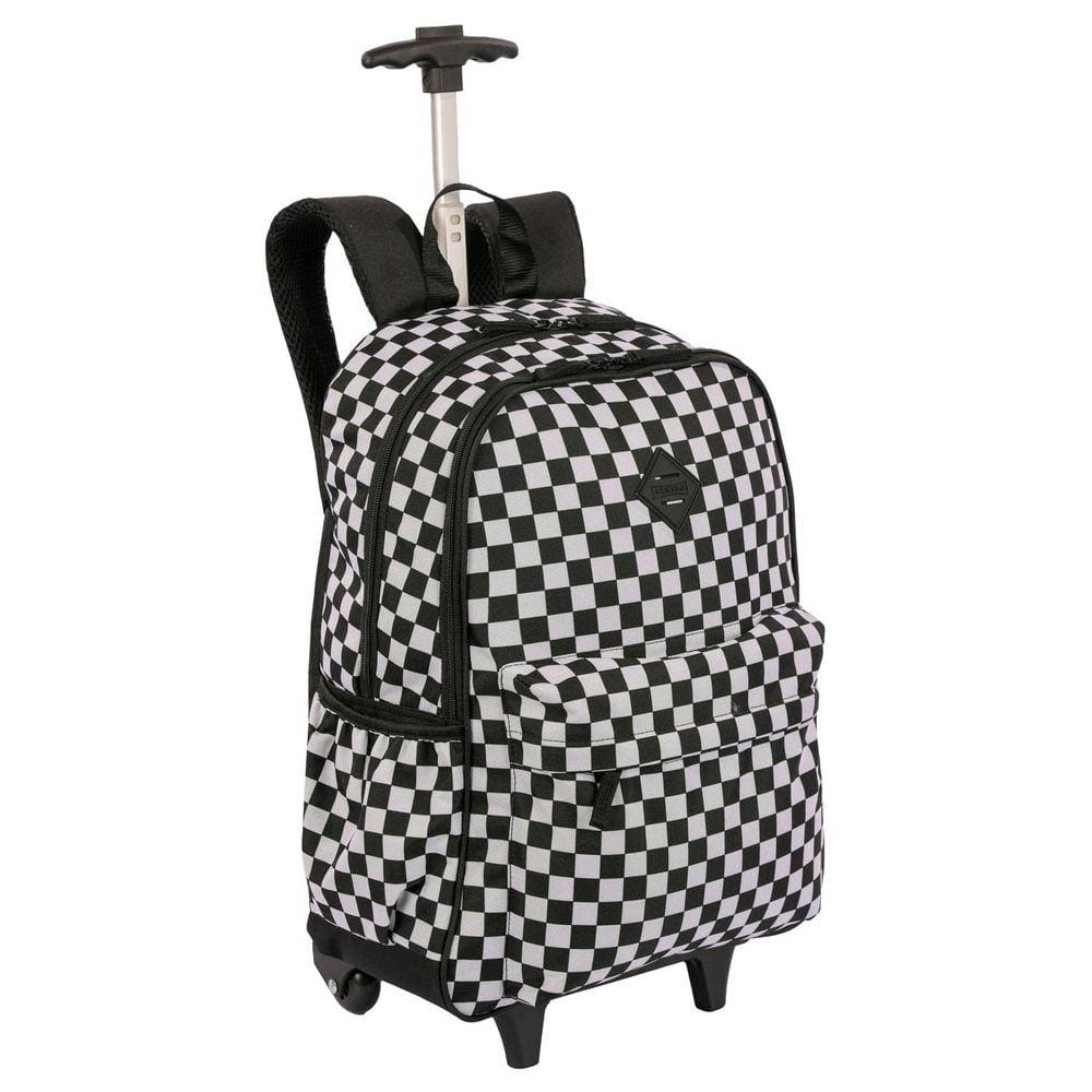 Mochila Carrinho Sestini Rolling Grande Xadrez PB