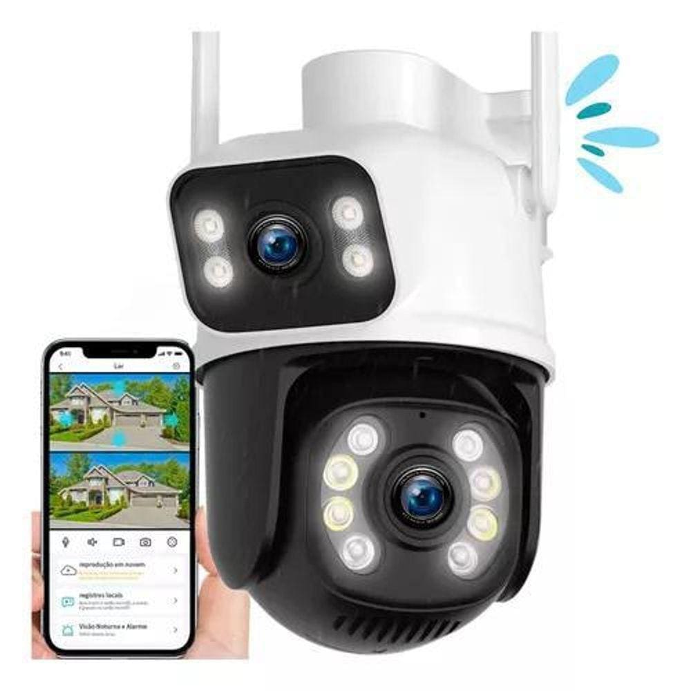 Câmera de Segurança 2 em 1 com Zoom e Noturna - VALECOM
