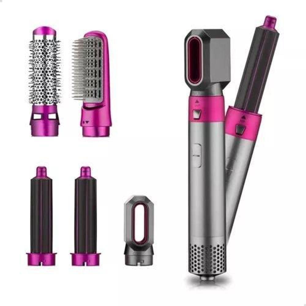 Kit 5 em 1 Secador Modelador Elétrico 1100W