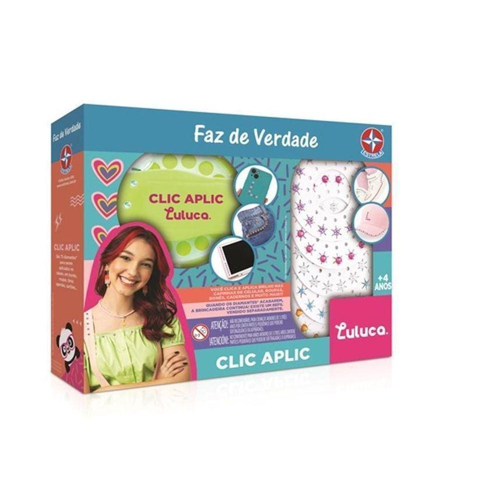 Estrela Clic Luluca - 75 Brilhos Diamante - Fácil Uso