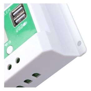 Controlador Solar 10A Carregador 3-estágios USB 5V 2.5A