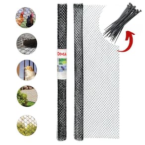 Tela Roma Multiuso 13mm 1mx15m Preto PEAD - Telas Touro