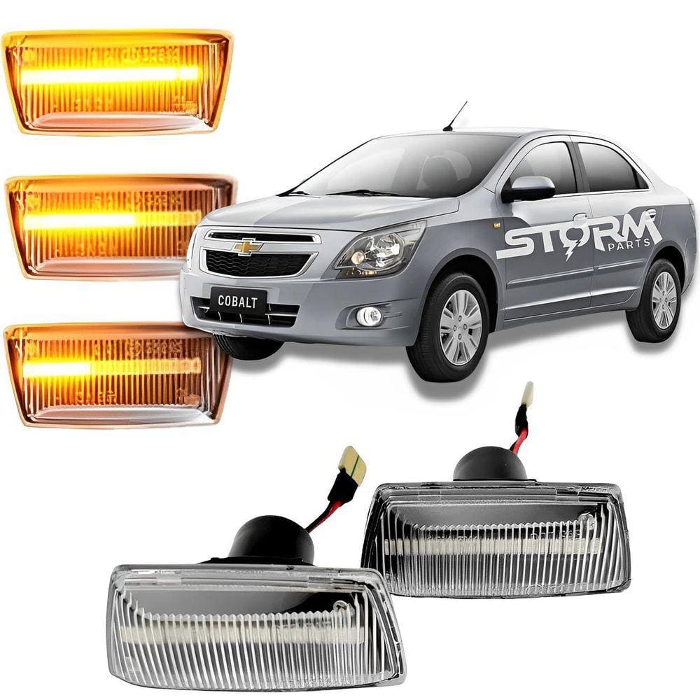 Pisca Seta Sequencial Cobalt Transparente