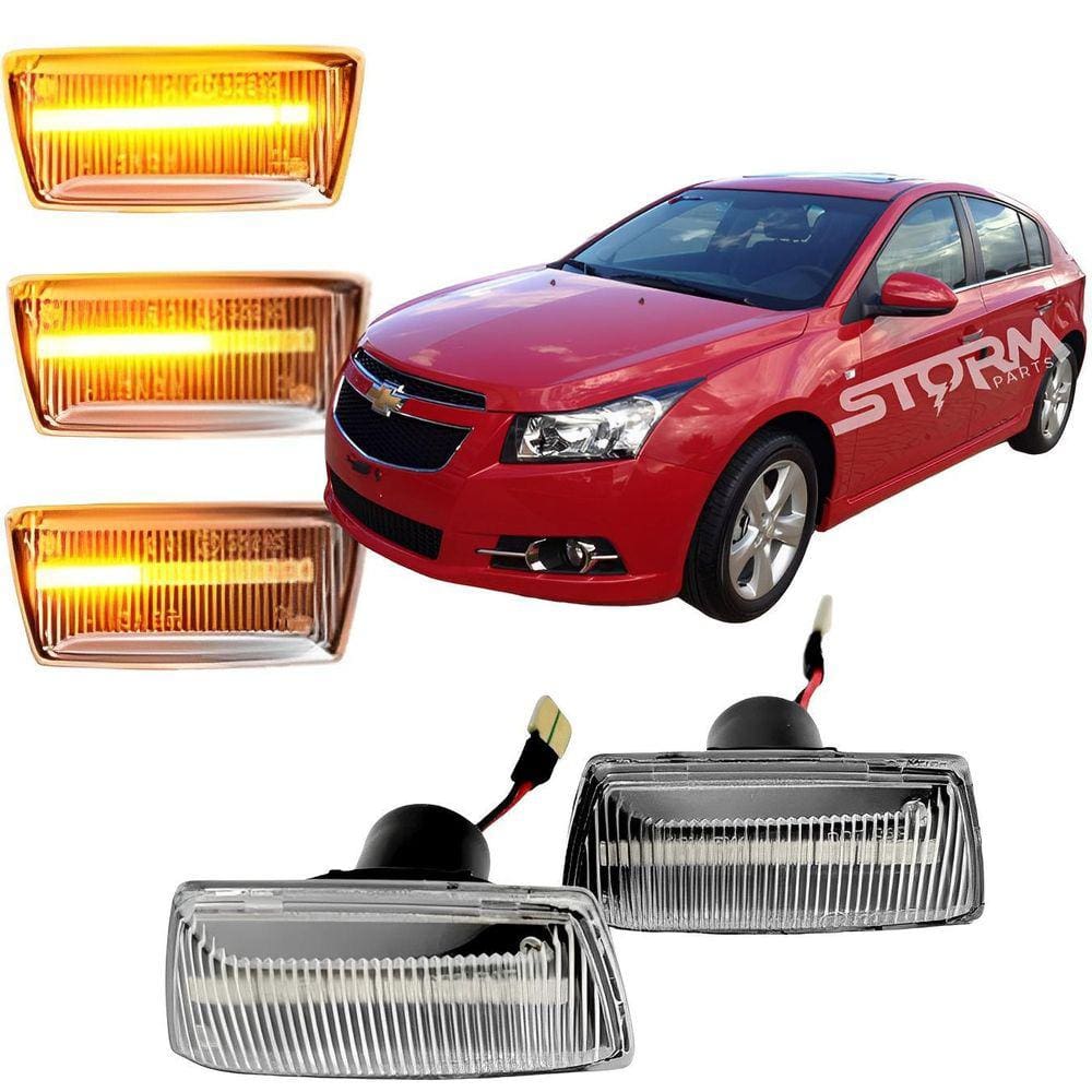 Pisca Seta Sequencial Cruze Transparente