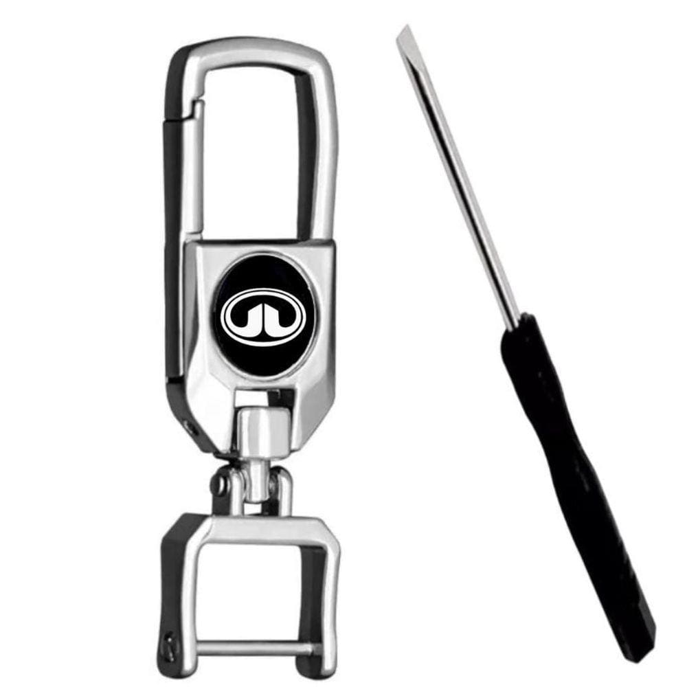 Chaveiro GWM Haval H6 PHEV AWD - Metal Cromado - 8cm x 2.3cm