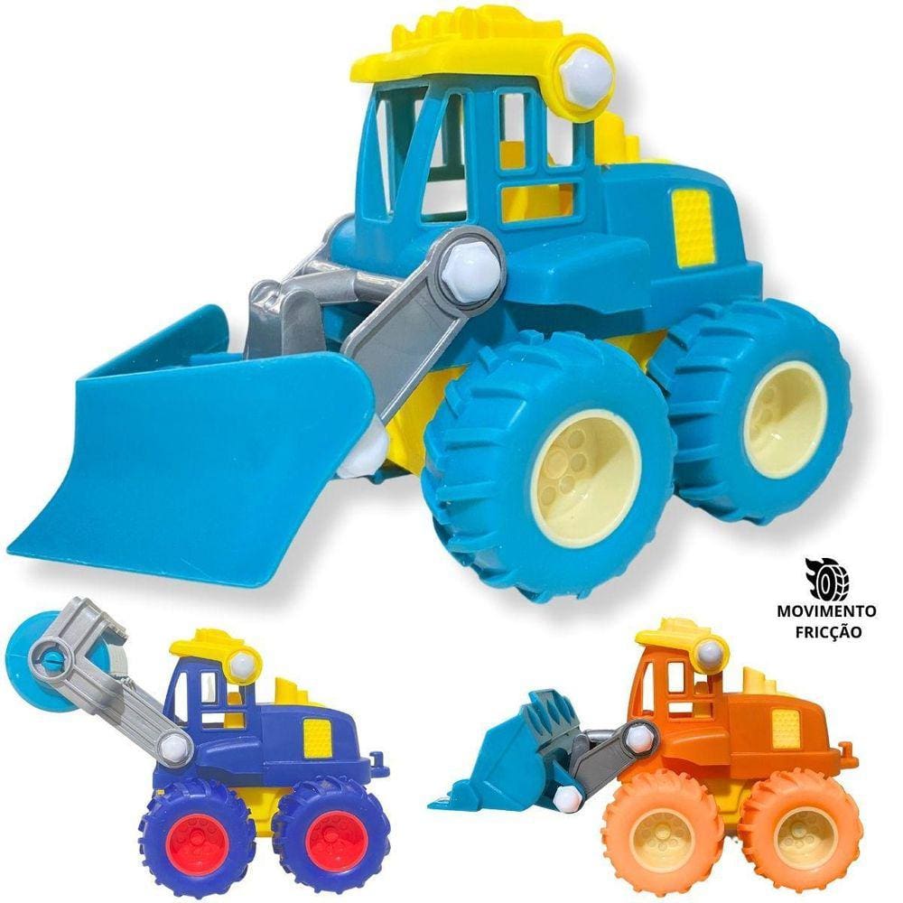 Carrinho Miniatura Fricção - Plástico Não Tóxico - 8,5cm