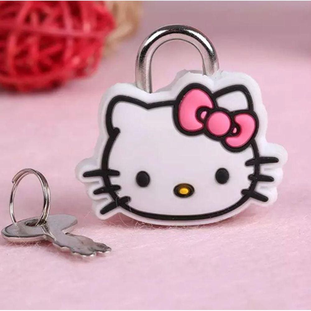Cadeado Gatinho Rosa Hello Kitty 20mm