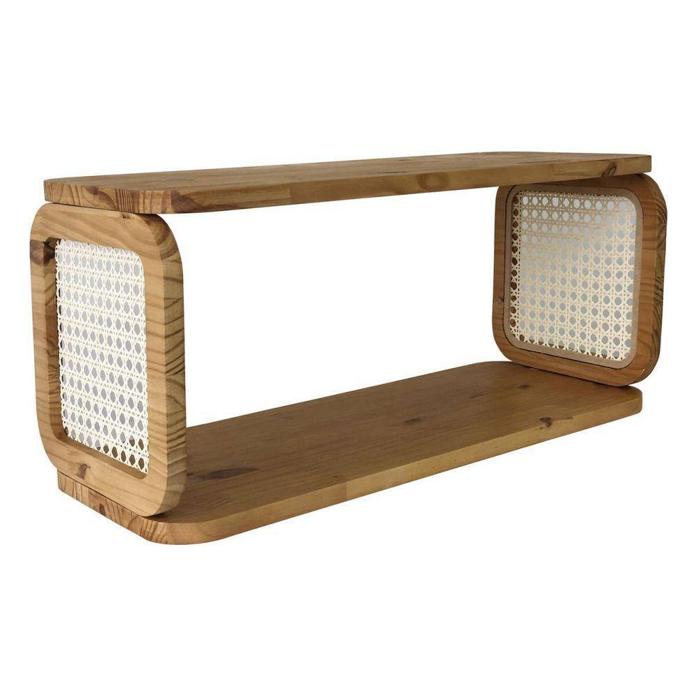 Nicho Decorativo Mariah Pinus 25x65cm - Organização e Estilo