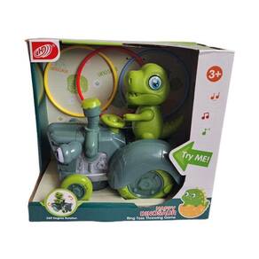 Happy Dinossauro Trator em Movimento com LED - Seguro