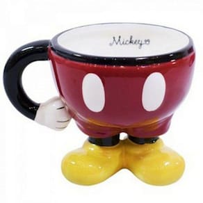 Caneca Porcelana Corpo Mickey: Disney