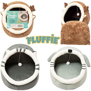 Cama Toca De Pelucia Para Cachorro E Gato Xgg Fluffie