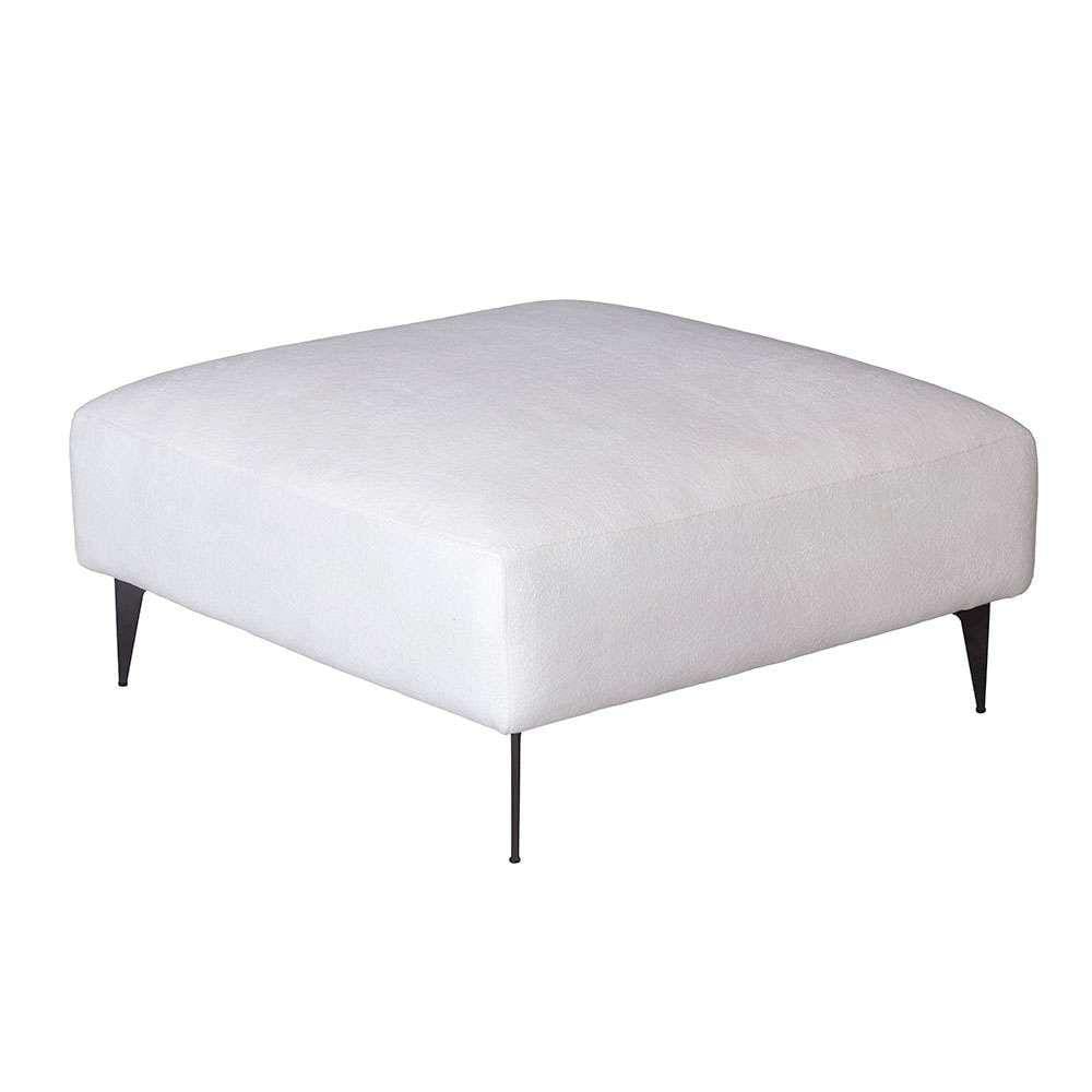 puff ubbe bouclê branco 85cm