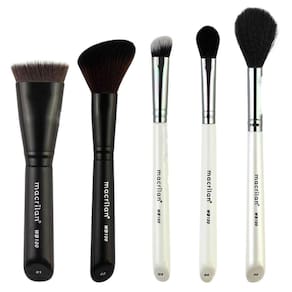Kit Pincel Professional Macrilan Contornar E Iluminar Wb100