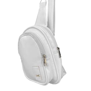 Shoulder Bag Transversal Couro Oficial Apply Branca