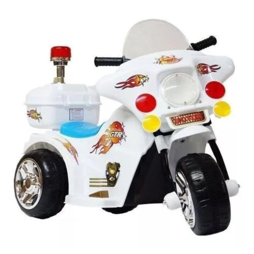 Moto Polícia Touring Elétrica Infantil Motorizado 12V - 998548 - Tapuz -  Real Brinquedos