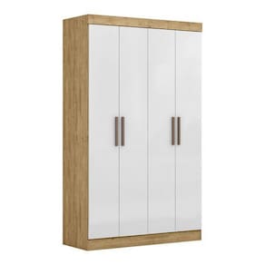 Guarda-Roupa Paris 4 Portas 2 Gavetas 100 MDF Maxel