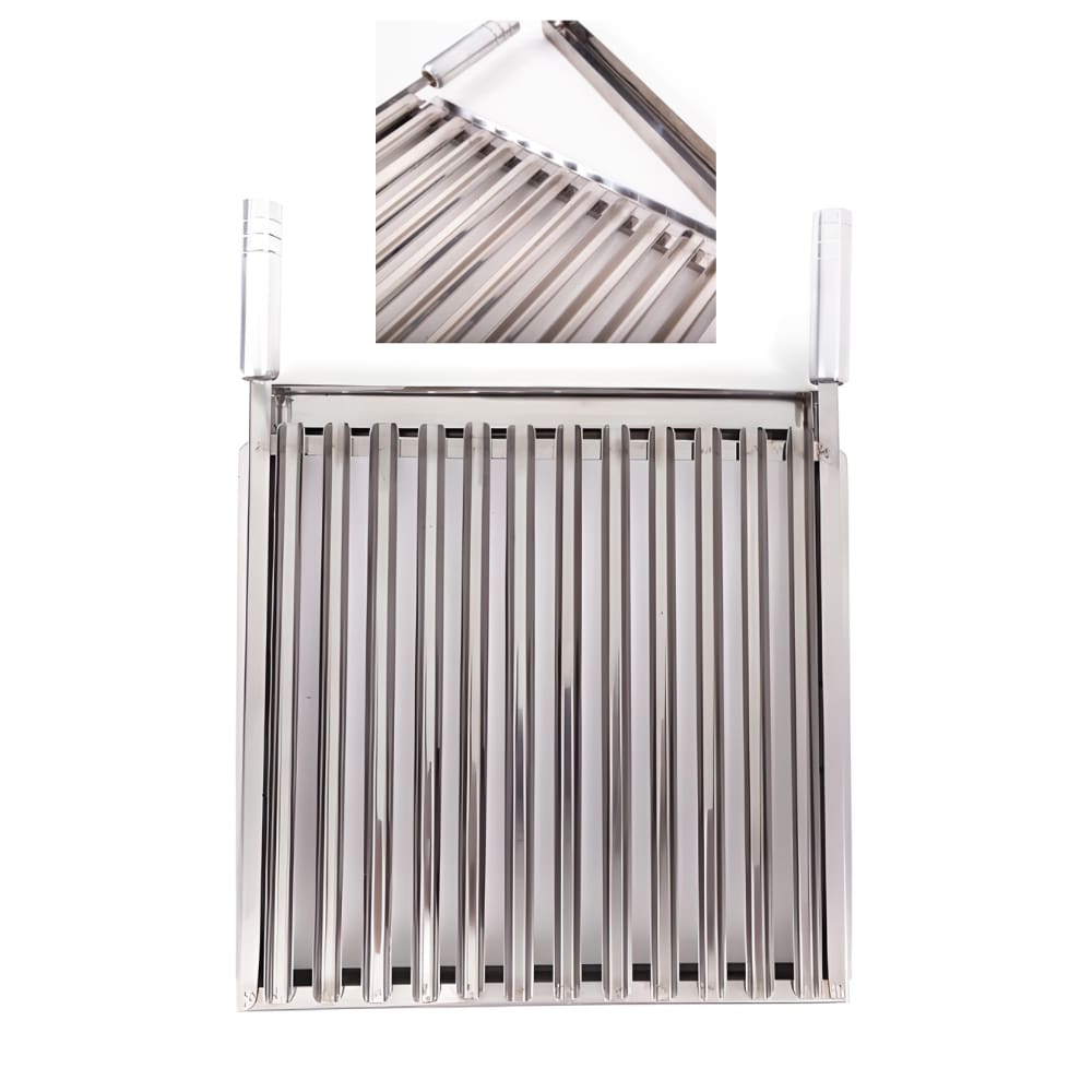 Grelha Churrasco Argentino Em Inox 60x50 Cm