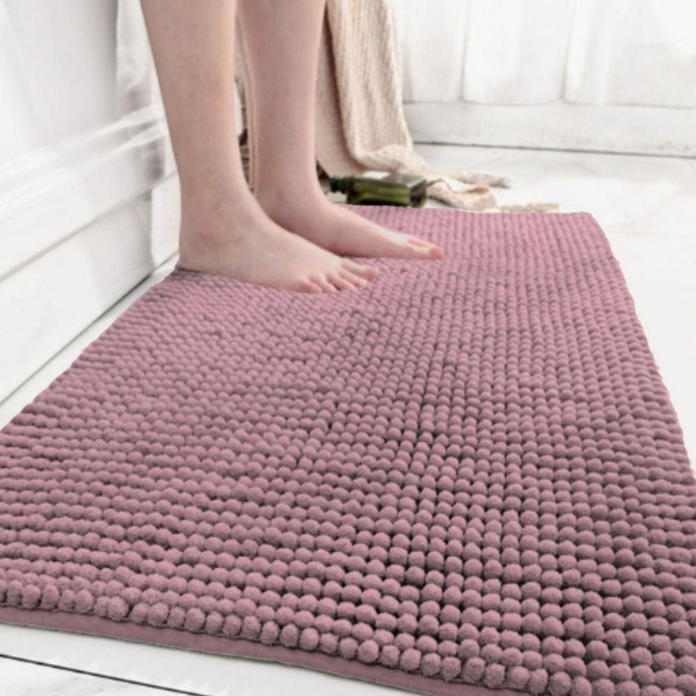 Tapete para banheiro bolinha microfibra Absorvente Colors