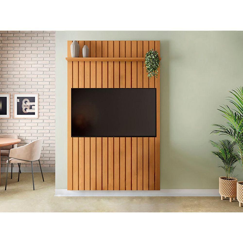 Painel Ripado Bless 1,30 Off White HB Moveis