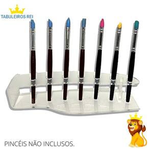 Suporte para Pinceis de modelagem e pintura em acrílico