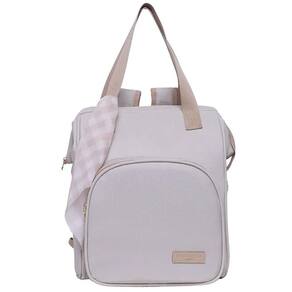 Mochila de Maternidade Média Pirulitando Baby Encanto Marfim