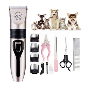 Máquina de Tosa Pets Gato Cachorro - Recarregável