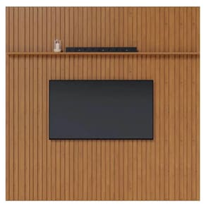 Painel Versatti sem Nicho 226cm para TV até 70 Polegadas Fabrimóveis Cor Nature