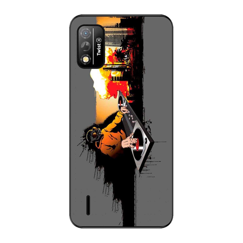 Capa Adesivo Skin264 Verso Para Positivo Twist 4 (2021)