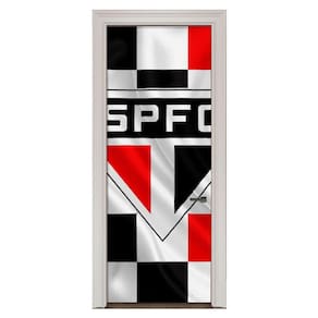 Adesivo Vinil Para Portas Futebol São Paulo Fc
