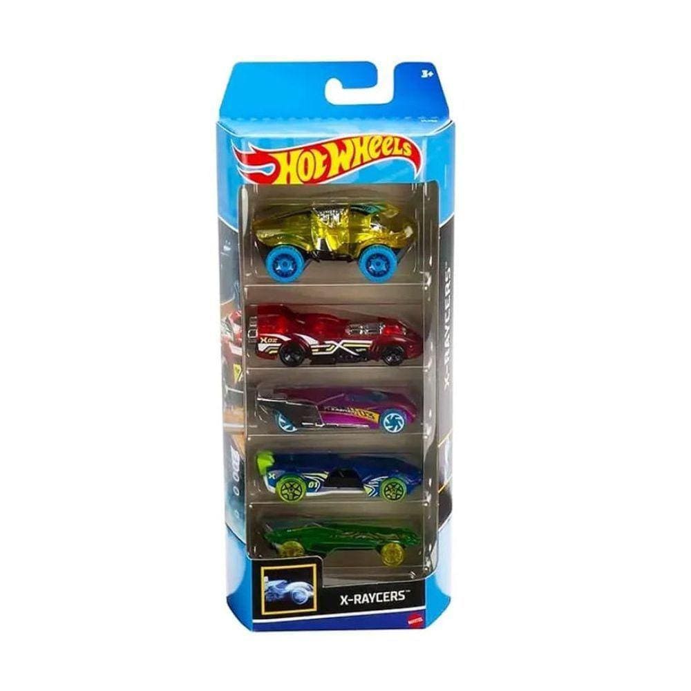 Carrinho Hot Wheels Pack Com 5 Original Mattel Motor Show