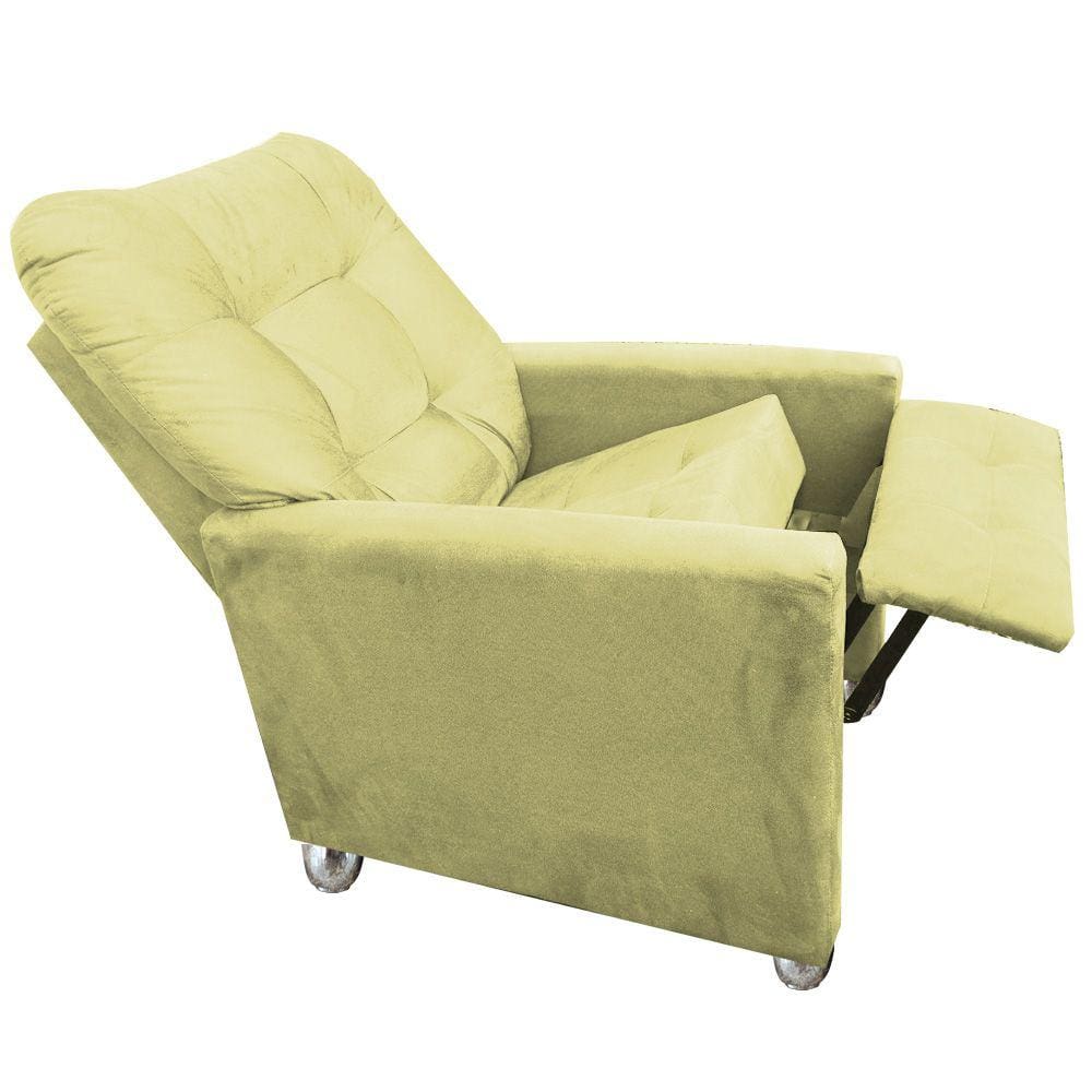 Poltrona do Papai e Mamãe Sabrina Amarelo