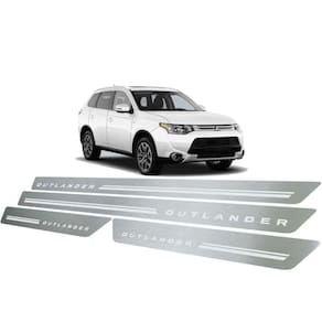 Soleira De Porta Mitsubishi Outlander 2014 Até 2016 Aço Inox