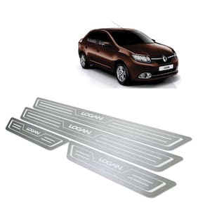 Soleira De Porta Renault Logan 2014 Até 2019 Aço Inox