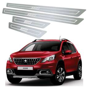 Soleira De Porta Peugeot 2008 2015 Até 2019 Aço Inox