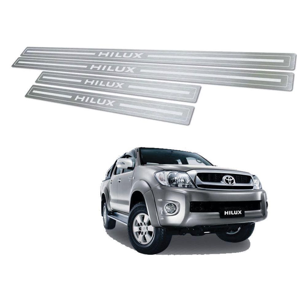 Soleira De Porta Toyota Hilux 2005 Até 2015 Aço Inox