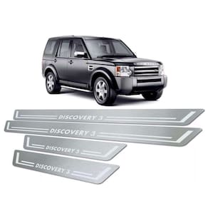 Soleira De Porta Land Rover Discovery 3 2005 Até 2009 Inox