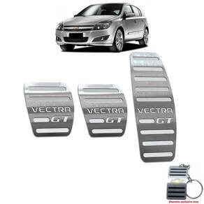 Pedaleira Chevrolet Vectra Gt Manual 2008 Até 2011 Aço Inox